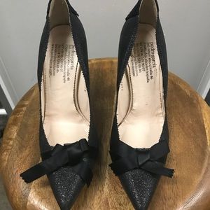 Pedro Garcia size 38.5 glitter black pumps